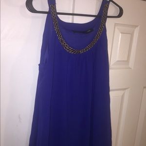 Royal blue dress